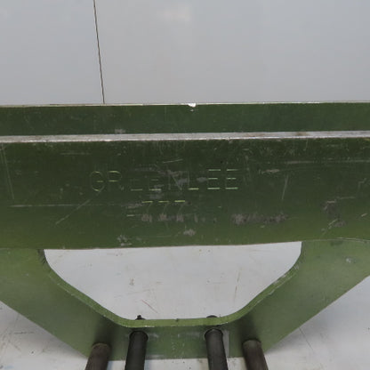 Greenlee 777 One Shot Hydraulic Conduit Bender Frame Aluminum