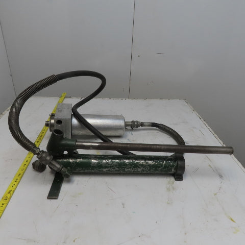 Greenlee 777 One Shot Hydraulic Conduit Bender Ram & Manual Pump Assembly
