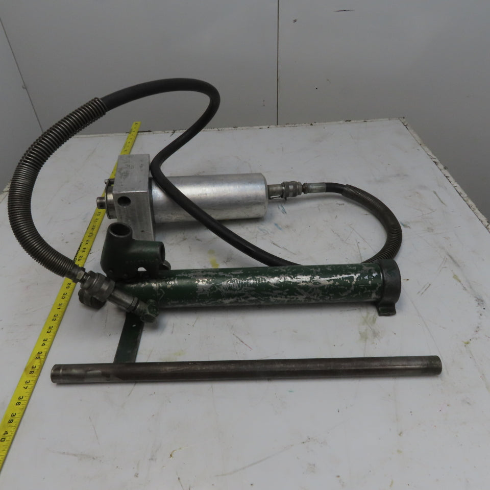Greenlee 777 One Shot Hydraulic Conduit Bender Ram & Manual Pump Assembly