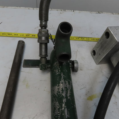 Greenlee 777 One Shot Hydraulic Conduit Bender Ram & Manual Pump Assembly