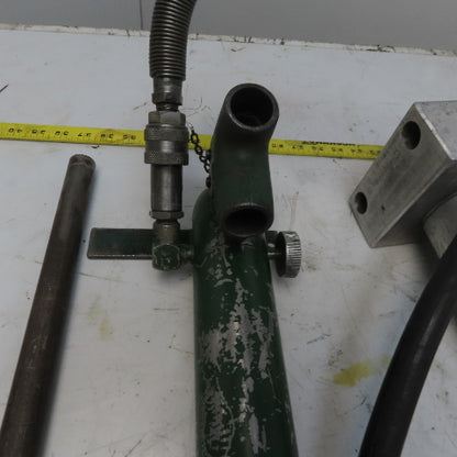 Greenlee 777 One Shot Hydraulic Conduit Bender Ram & Manual Pump Assembly