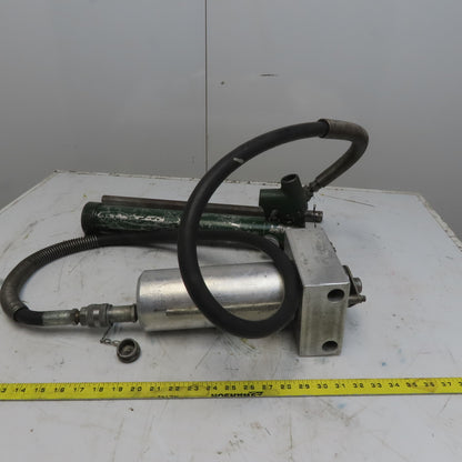 Greenlee 777 One Shot Hydraulic Conduit Bender Ram & Manual Pump Assembly
