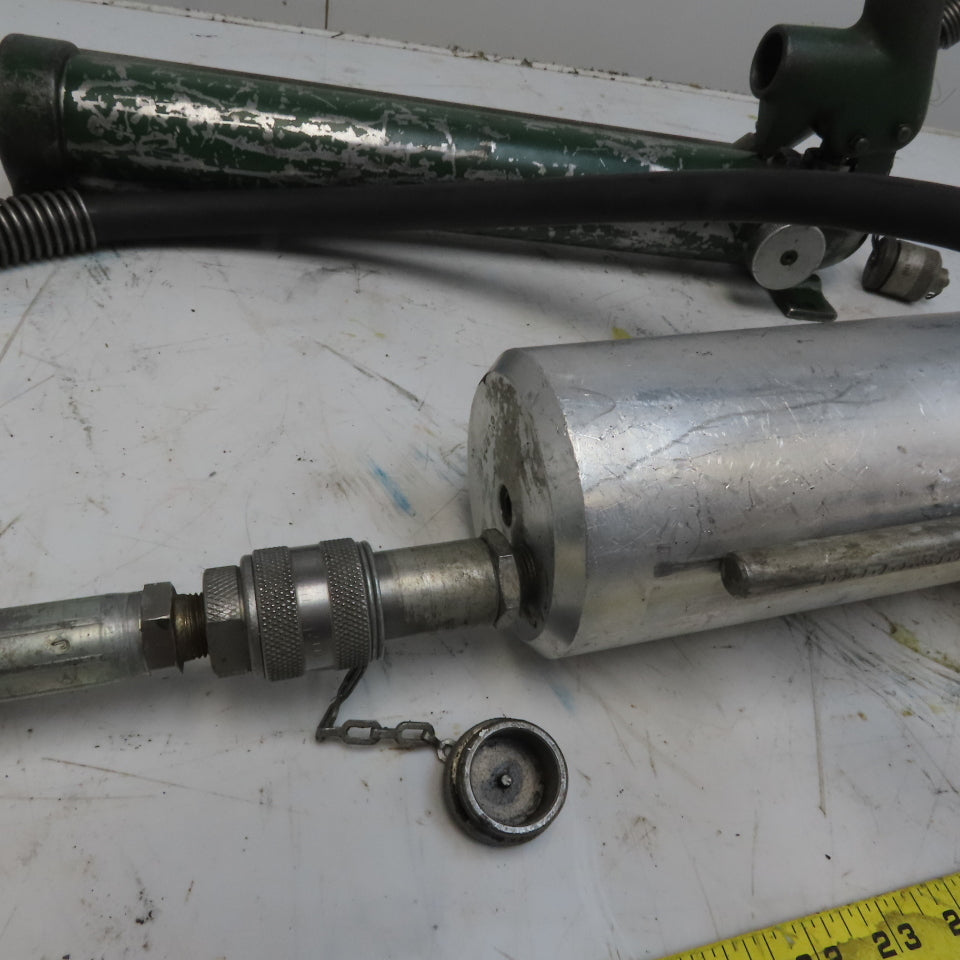 Greenlee 777 One Shot Hydraulic Conduit Bender Ram & Manual Pump Assembly