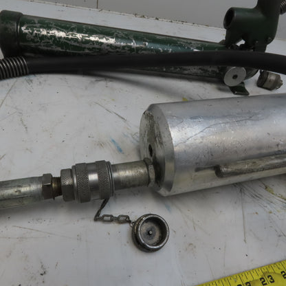 Greenlee 777 One Shot Hydraulic Conduit Bender Ram & Manual Pump Assembly