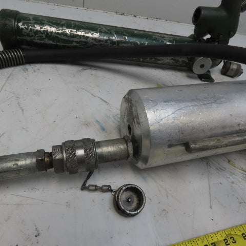 Greenlee 777 One Shot Hydraulic Conduit Bender Ram & Manual Pump Assembly