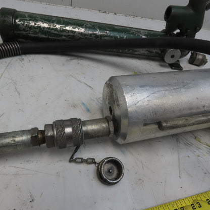 Greenlee 777 One Shot Hydraulic Conduit Bender Ram & Manual Pump Assembly