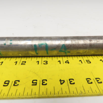 1" Diameter 17-4 Stainless Steel Non Heat Treated Round Bar Stock 19"