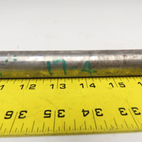 1" Diameter 17-4 Stainless Steel Non Heat Treated Round Bar Stock 19"