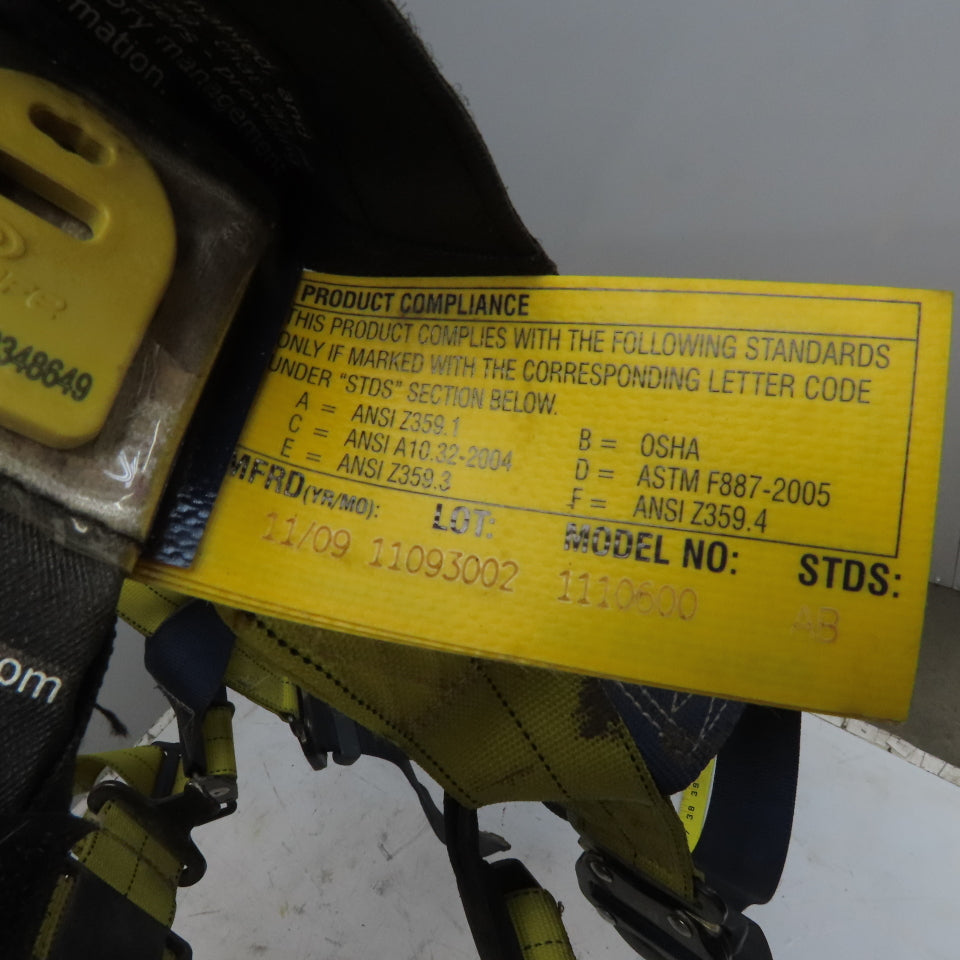 Sala 1110600 Full Body Safety Harness Fall Arrest Protection Universal Size