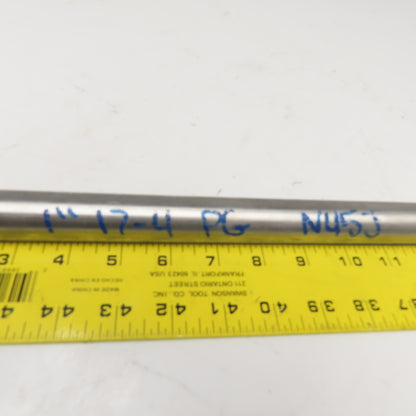 1" Diameter 17-4 Stainless Steel Non Heat Treated Round Bar Stock 24"