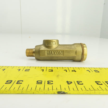 Maxon 3/8" NPT x 1/4" NPT Adjustable Gas Burner Pilot Orifice