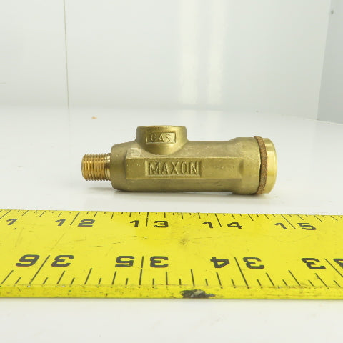 Maxon 3/8" NPT x 1/4" NPT Adjustable Gas Burner Pilot Orifice