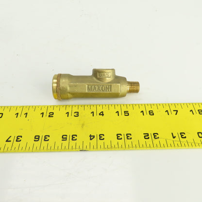 Maxon 3/8" NPT x 1/4" NPT Adjustable Gas Burner Pilot Orifice