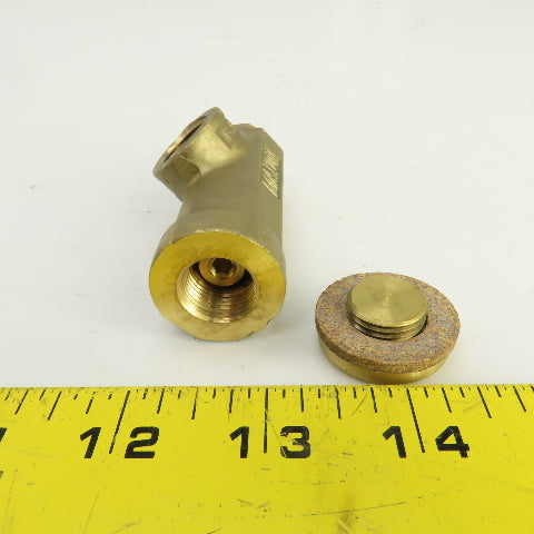 Maxon 3/8" NPT x 1/4" NPT Adjustable Gas Burner Pilot Orifice