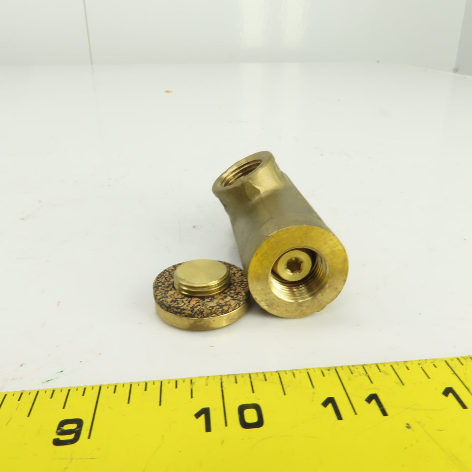 Maxon 3/8" NPT x 1/4" NPSM Adjustable Gas Burner Pilot Orifice