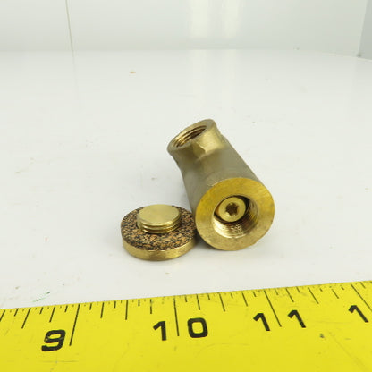 Maxon 3/8" NPT x 1/4" NPSM Adjustable Gas Burner Pilot Orifice