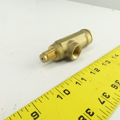 Maxon 3/8" NPT x 1/4" NPSM Adjustable Gas Burner Pilot Orifice