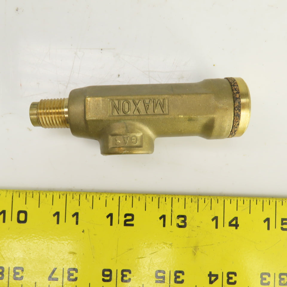 Maxon 3/8" NPT x 1/4" NPSM Adjustable Gas Burner Pilot Orifice