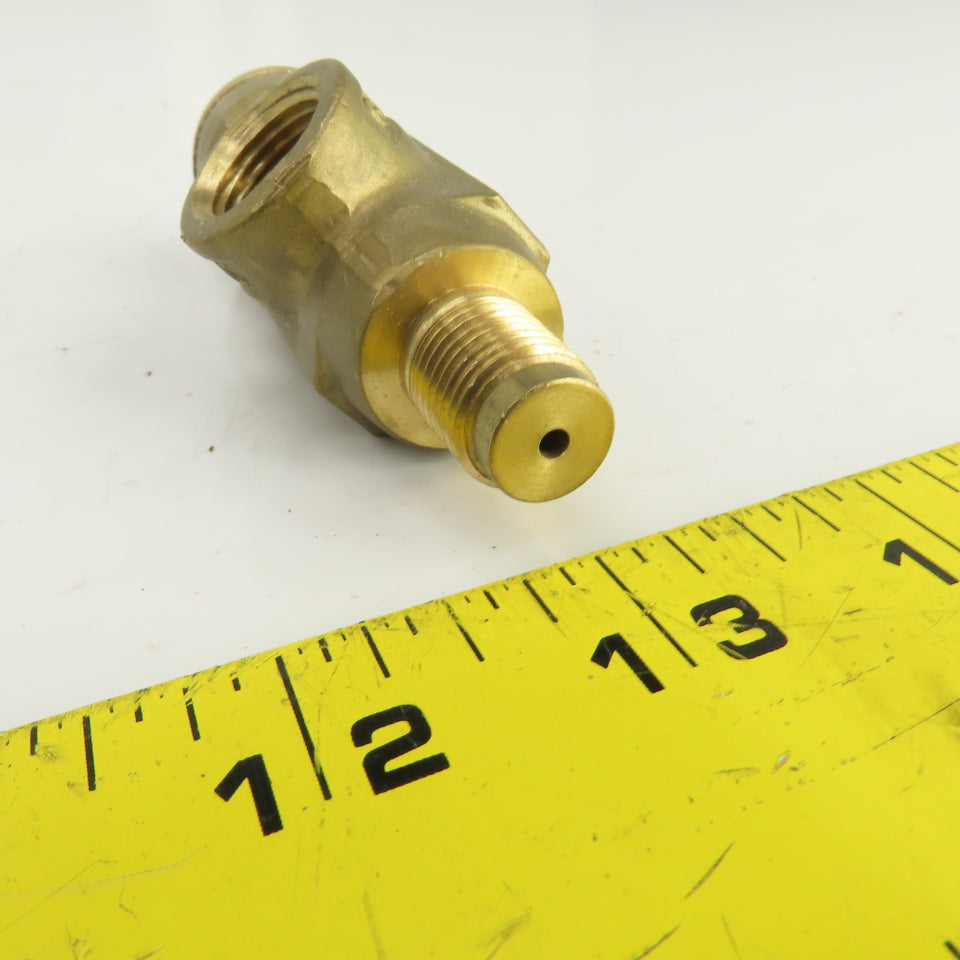 Maxon 3/8" NPT x 1/4" NPSM Adjustable Gas Burner Pilot Orifice