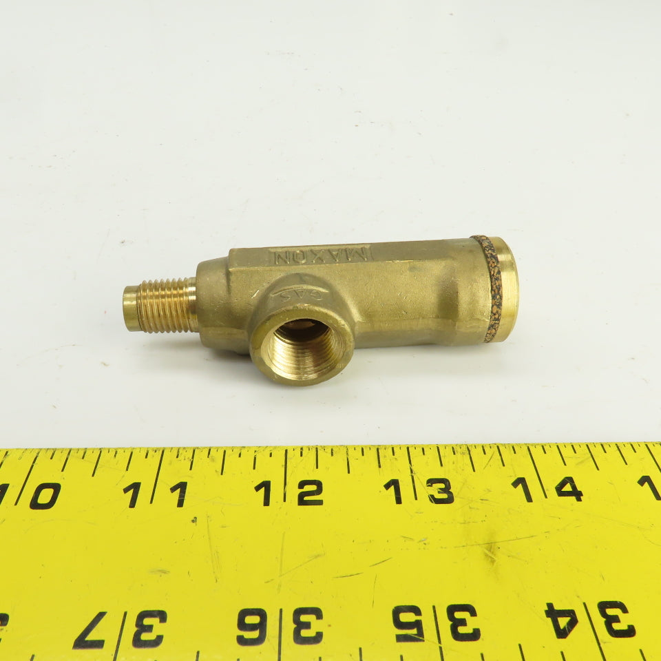 Maxon 3/8" NPT x 1/4" NPSM Adjustable Gas Burner Pilot Orifice