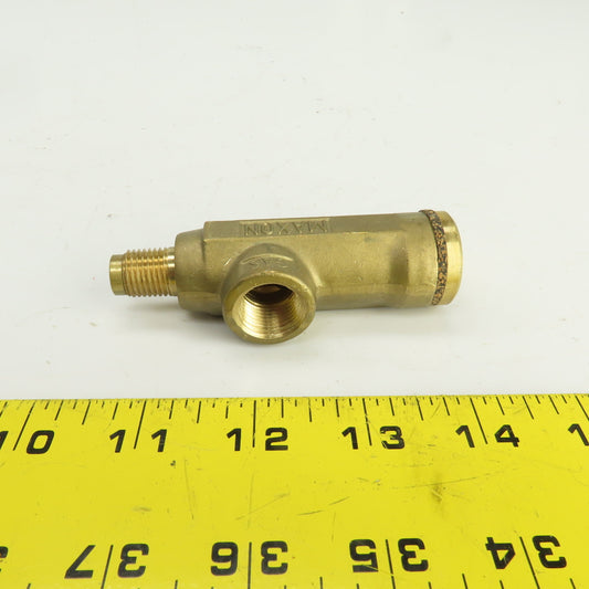 Maxon 3/8" NPT x 1/4" NPSM Adjustable Gas Burner Pilot Orifice