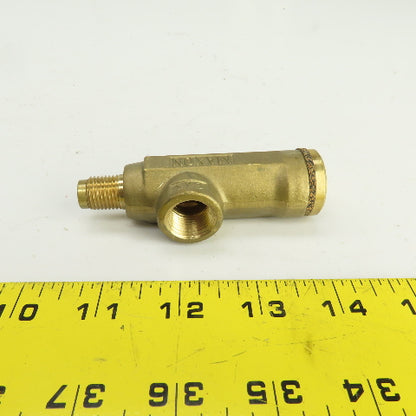 Maxon 3/8" NPT x 1/4" NPSM Adjustable Gas Burner Pilot Orifice