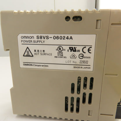 Omron S8VS-06024A 24V DC 2.5A Power Supply 100-240V 1.7A Input