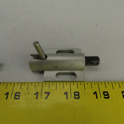 80/20 10 Series Spring Loaded Aluminum Pin Latch 3/8" Pin 1-1/2" x 1-1/2" Lot/4