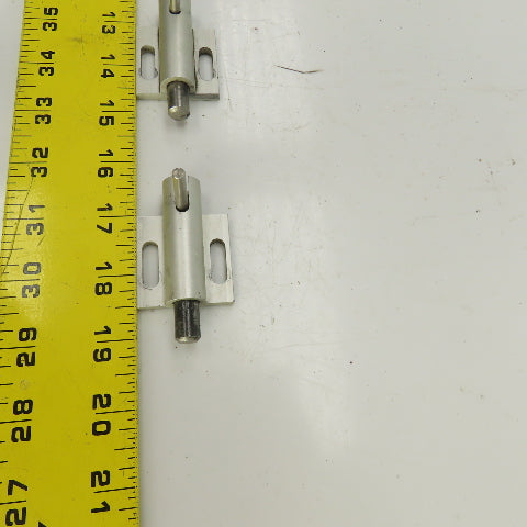 80/20 10 Series Spring Loaded Aluminum Pin Latch 3/8" Pin 1-1/2" x 1-1/2" Lot/4