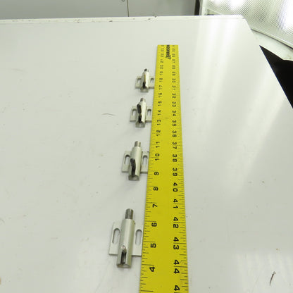 80/20 10 Series Spring Loaded Aluminum Pin Latch 3/8" Pin 1-1/2" x 1-1/2" Lot/4