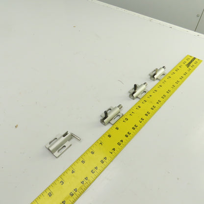 80/20 10 Series Spring Loaded Aluminum Pin Latch 3/8" Pin 1-1/2" x 1-1/2" Lot/4