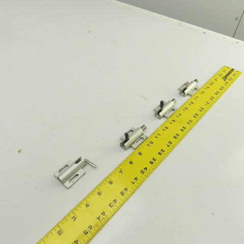 80/20 10 Series Spring Loaded Aluminum Pin Latch 3/8" Pin 1-1/2" x 1-1/2" Lot/4