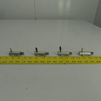 80/20 10 Series Spring Loaded Aluminum Pin Latch 3/8" Pin 1-1/2" x 1-1/2" Lot/4