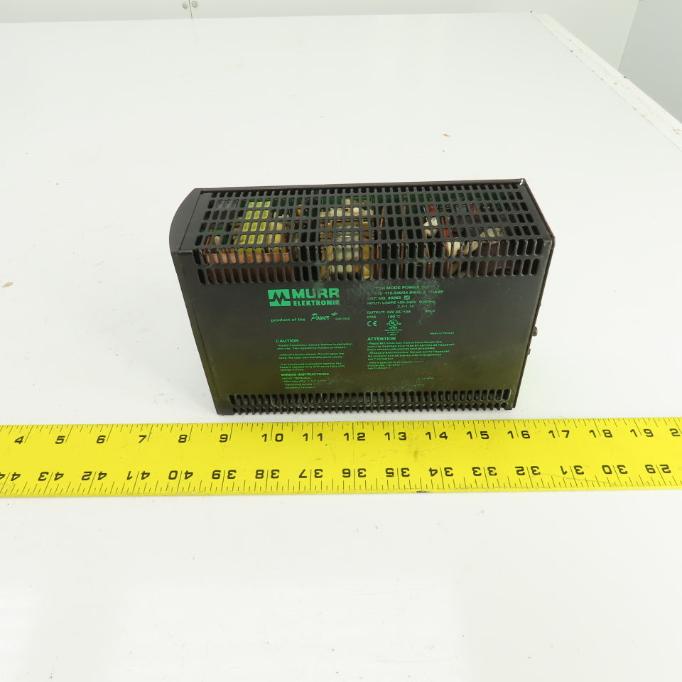 Murr Elektronic MCS10-115-230/24 24V DC Switch Mode Power Supply 100-240V Input