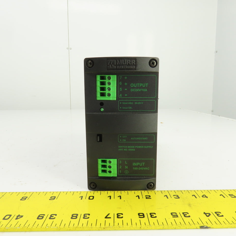 Murr Elektronic MCS10-115-230/24 24V DC Switch Mode Power Supply 100-240V Input