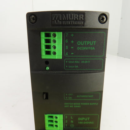 Murr Elektronic MCS10-115-230/24 24V DC Switch Mode Power Supply 100-240V Input