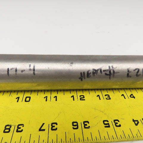 1-3/8" Diameter 17-4 Stainless Steel Non Heat Treated Round Bar Stock 15"