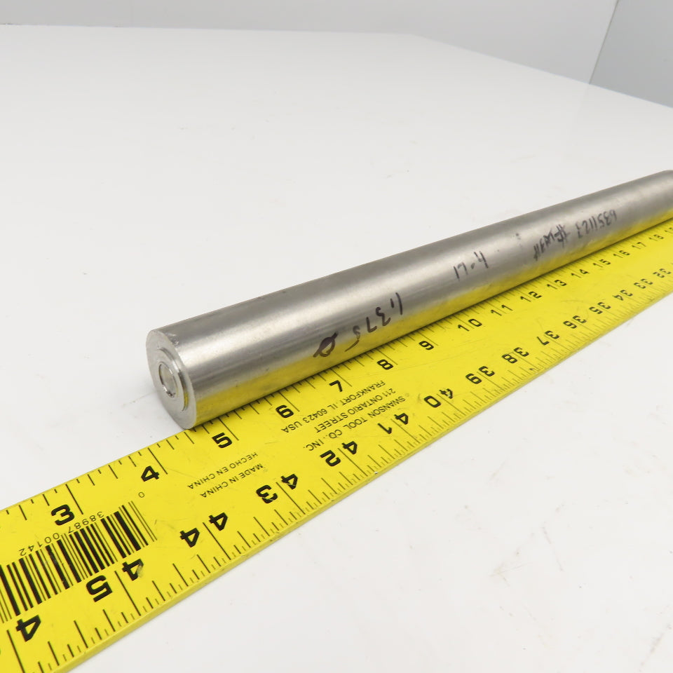 1-3/8" Diameter 17-4 Stainless Steel Non Heat Treated Round Bar Stock 15"