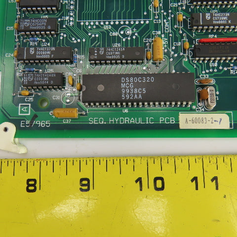 Barber Coleman 33-1665 Maco 4000 SEQ. Hydraulic PCB Circuit Board A-60083-2