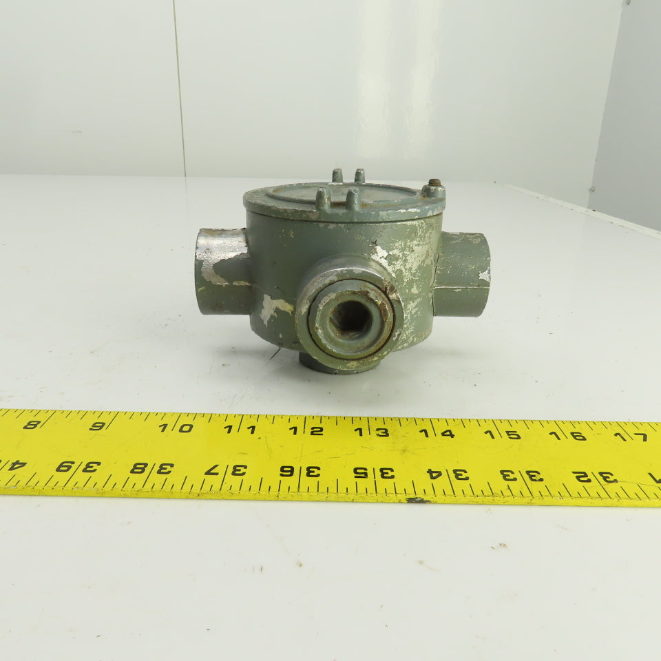 1" 3-Way Aluminum Conduit Outlet Body