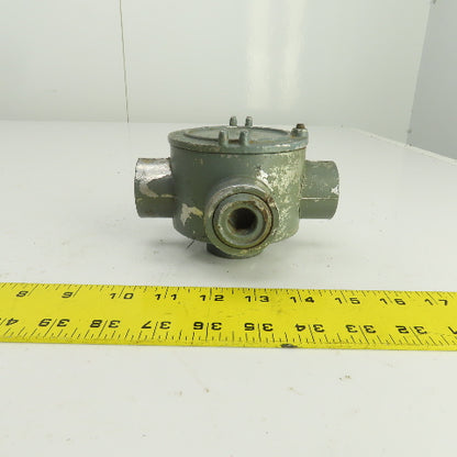 1" 3-Way Aluminum Conduit Outlet Body