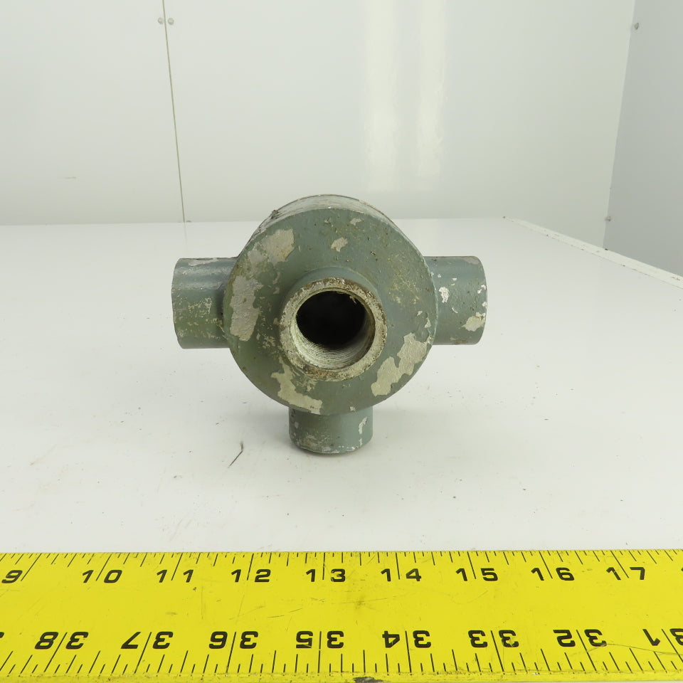 1" 3-Way Aluminum Conduit Outlet Body