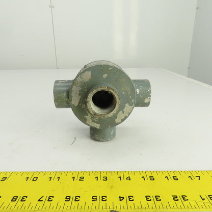 1" 3-Way Aluminum Conduit Outlet Body