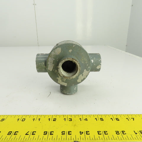 1" 3-Way Aluminum Conduit Outlet Body