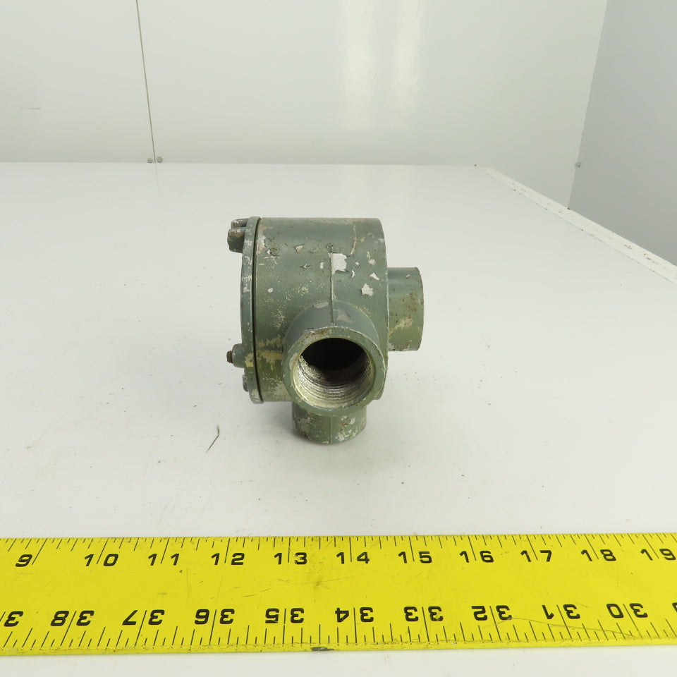 1" 3-Way Aluminum Conduit Outlet Body