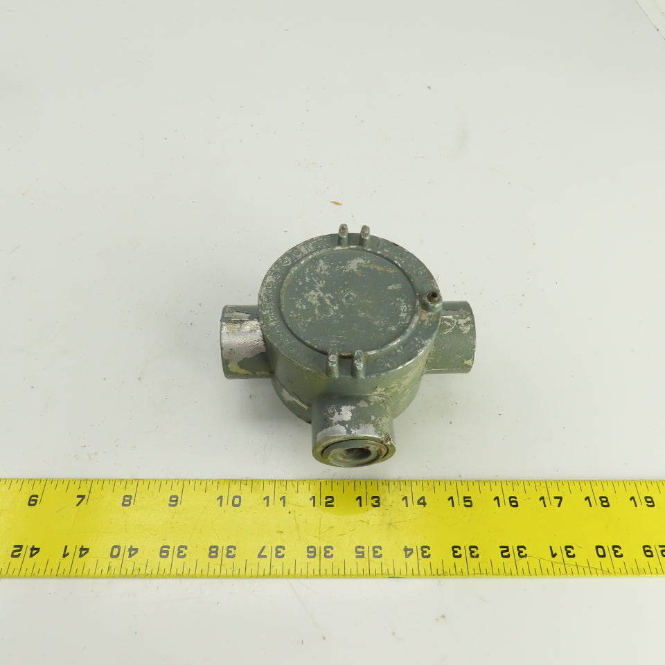 1" 3-Way Aluminum Conduit Outlet Body