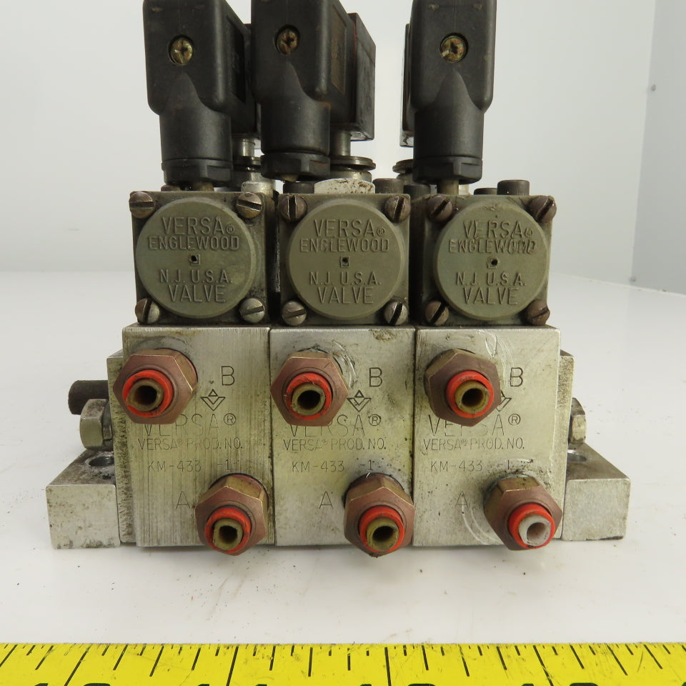 Versa Pneumatic Air Directional Solenoid Valve 3-Way 24VDC Coil