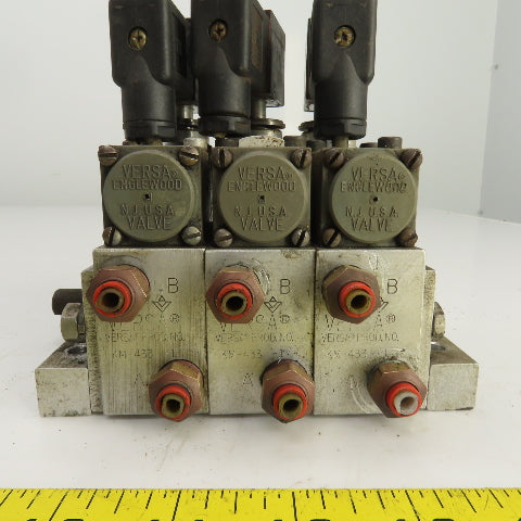 Versa Pneumatic Air Directional Solenoid Valve 3-Way 24VDC Coil