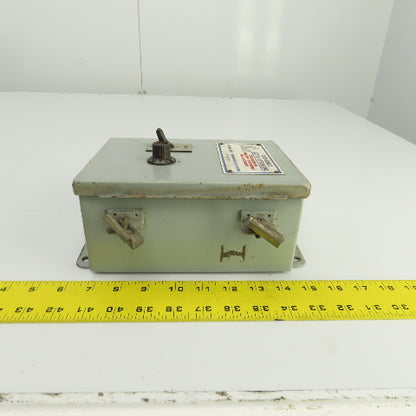 Hoffman 8" x 6" x 3-1/2" Electrical Enclosure W/Backplate & Potentiometer