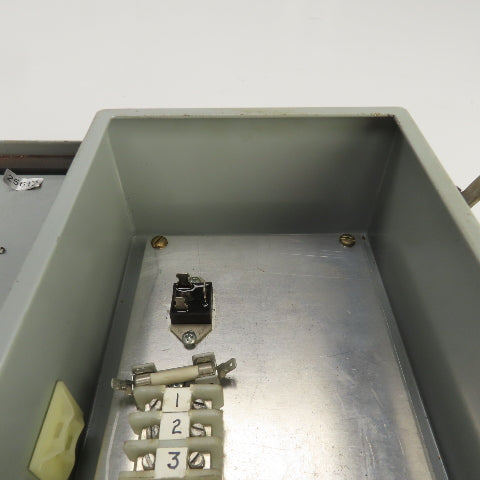 Hoffman 8" x 6" x 3-1/2" Electrical Enclosure W/Backplate & Potentiometer